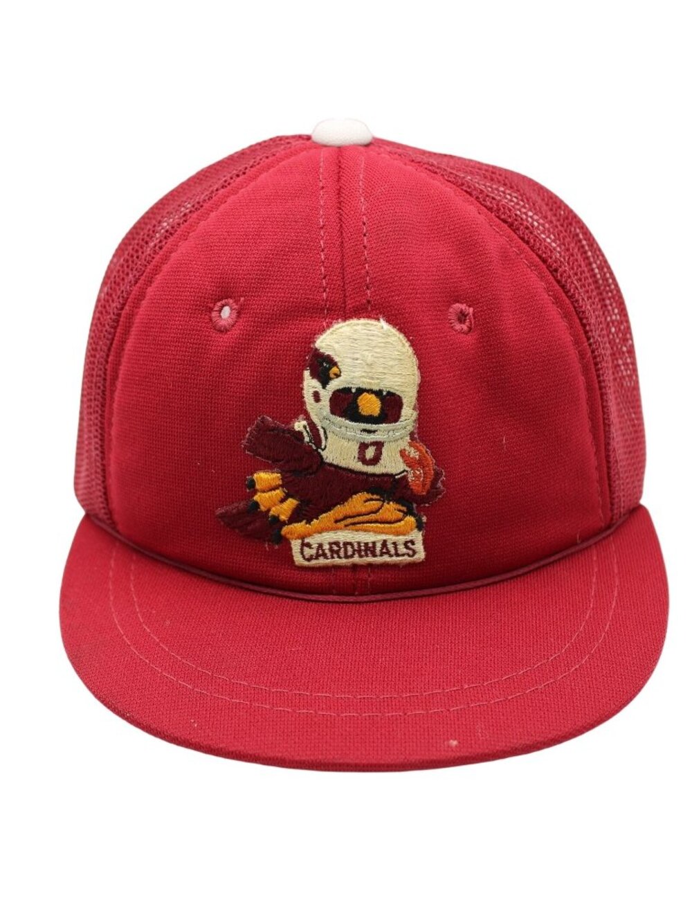 Phoenix Arizona Cardinals Vintage Red Embroidered Kids Trucker Hat Cap 3-6yrs